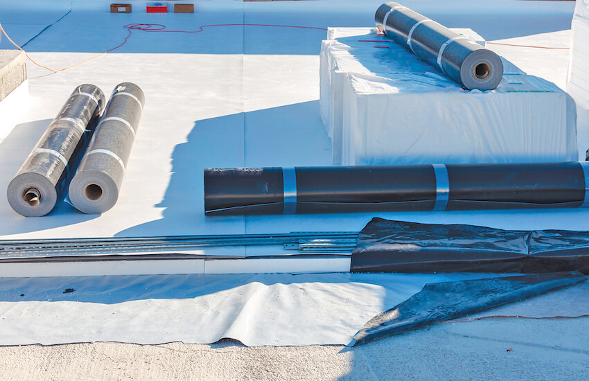Low slope roofing or commercial roofing products